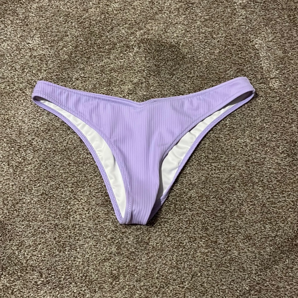 Purple bikini bottoms